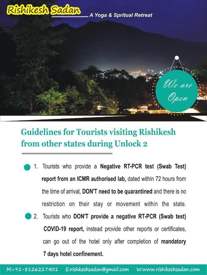 Отель Rishikesh Sadan A Yoga & Spritual Retreat Tapovan Экстерьер фото
